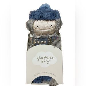 Slumberkins Bigfoot yeti with affirmation card NEW